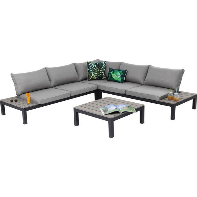 Outdoor Sofa Set Holiday Black (4-Pieces)